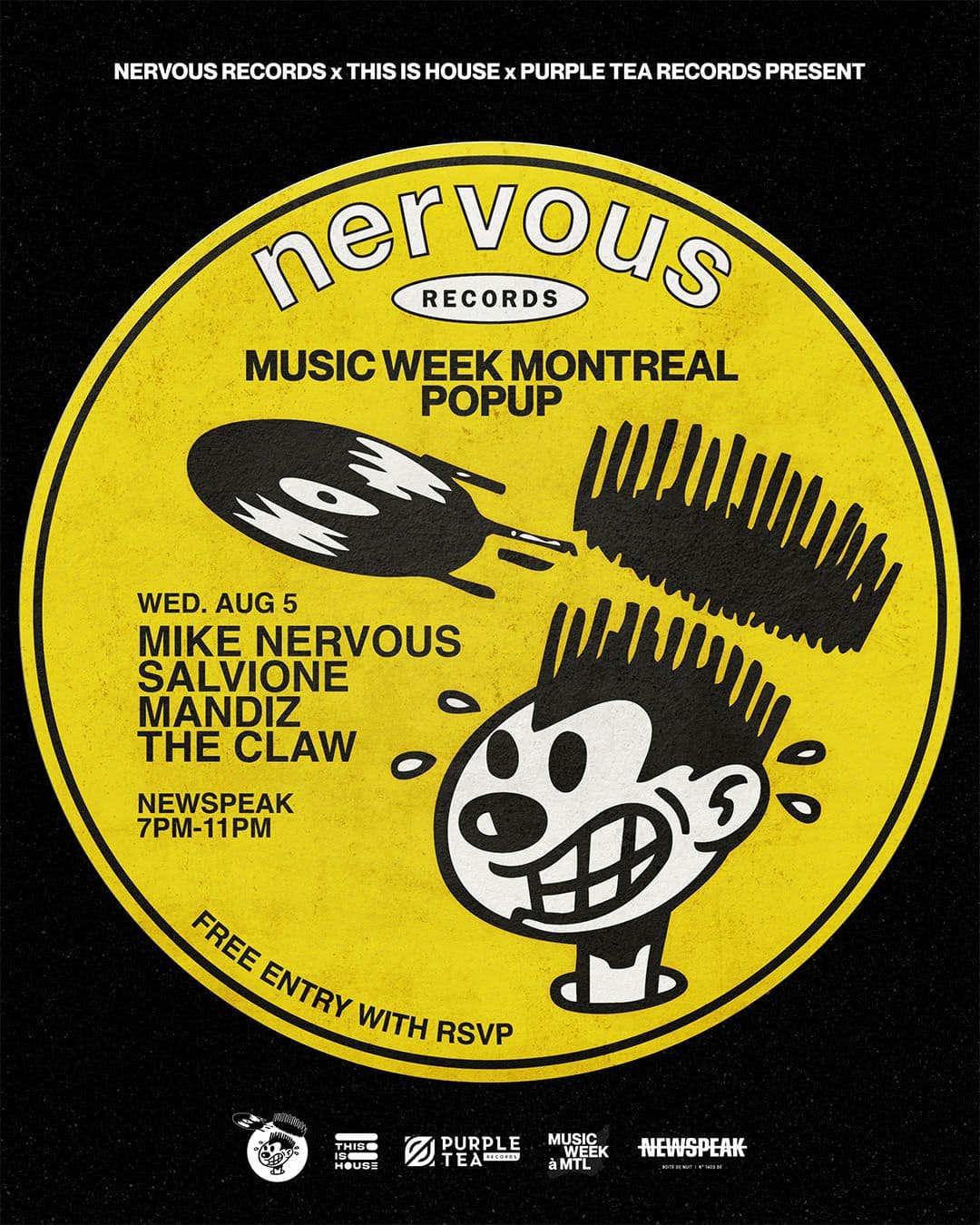 Nervous Records Popup